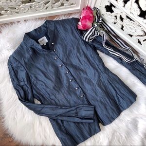 Armani Collezioni Metallic Silk Jacket